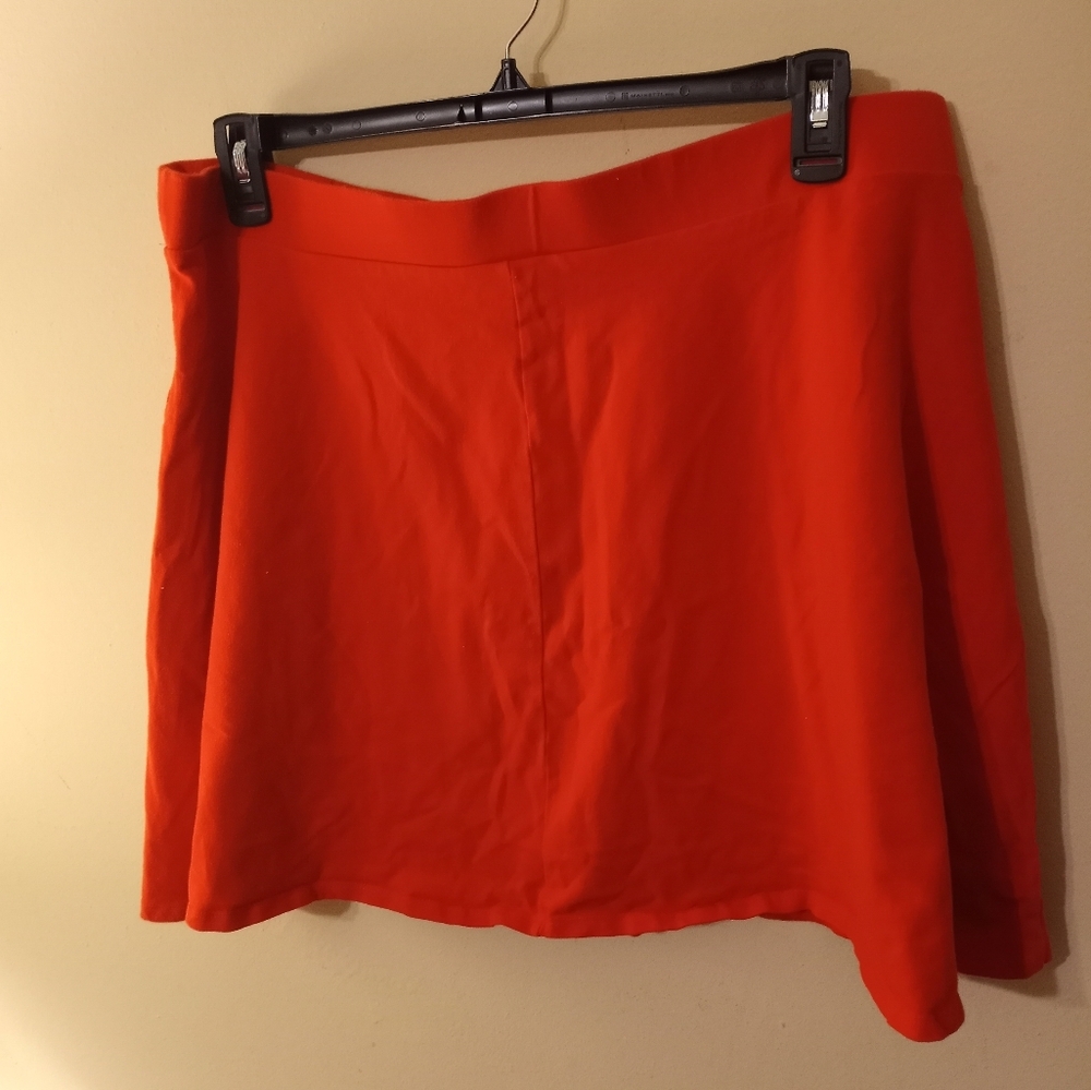 Forever 21 Bright Orange Skirt